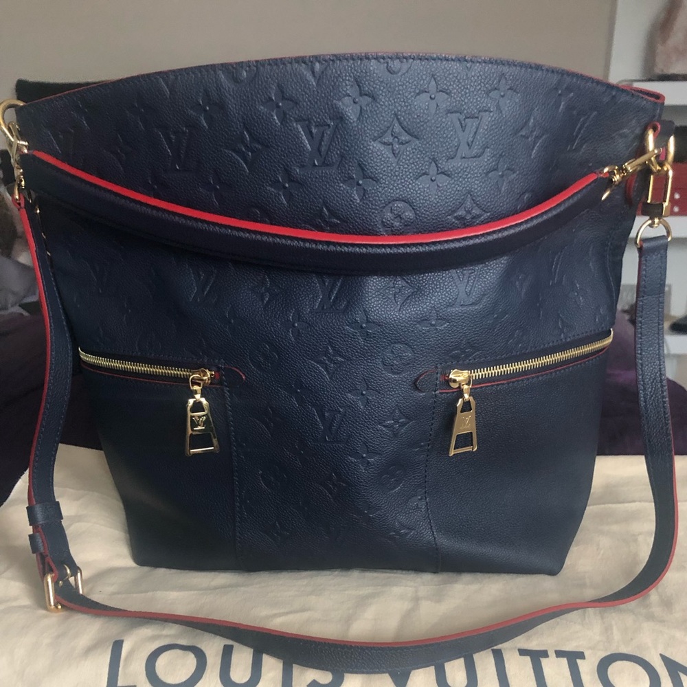 TRADE Louis Vuitton Mélie M44012 Navy/Red